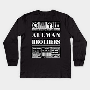 Allman brothers Kids Long Sleeve T-Shirt